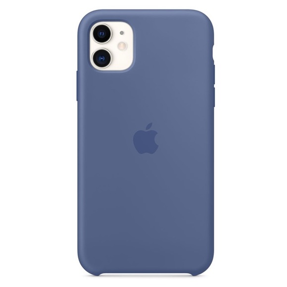 Accessories - “Linen Blue” silicone case for iPhone 11🐟🆕
